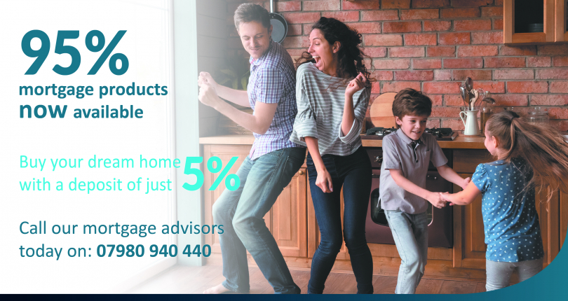 95% Mortgage products are NOW available