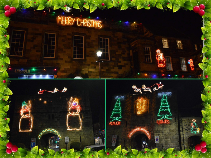 Alnwick’s Christmas light display is back to its full festive glory for 2021!
