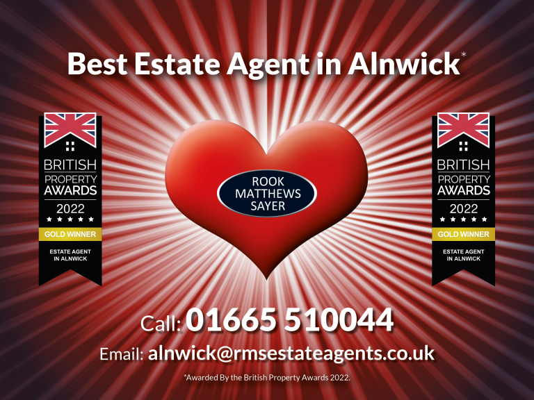 Best Estate Agent in Alnwick, AGAIN! Rook Matthews Sayer