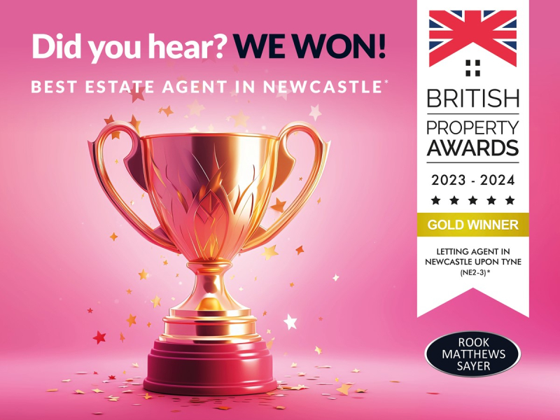 Award Winners - Jesmond win Best Letting Estate Agent 2023