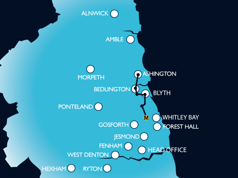The Northumberland Line development will deliver six new stations across the South East of Northumberland.