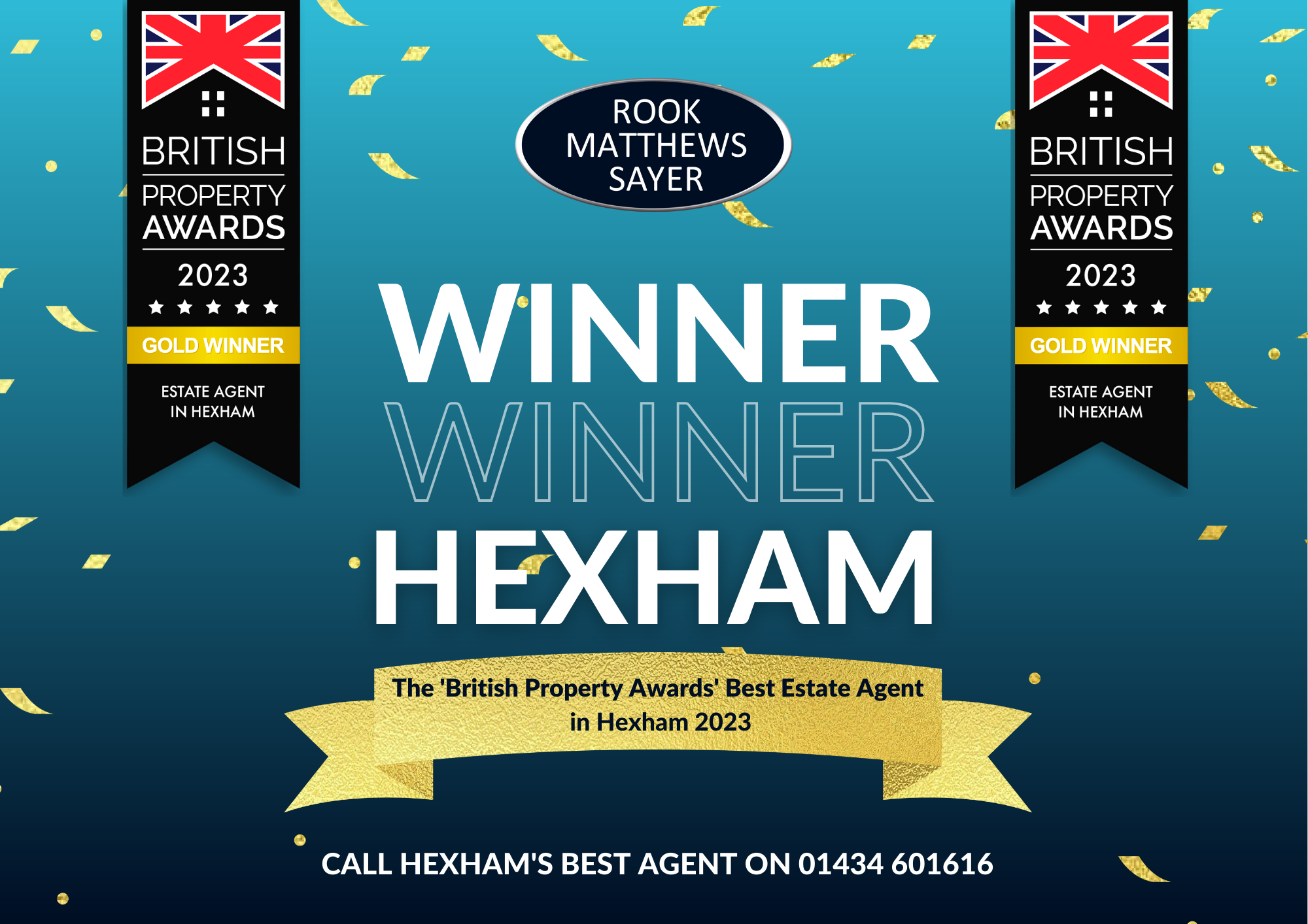 Best Estate Agent in Hexham 2023 Rook Matthews Sayer