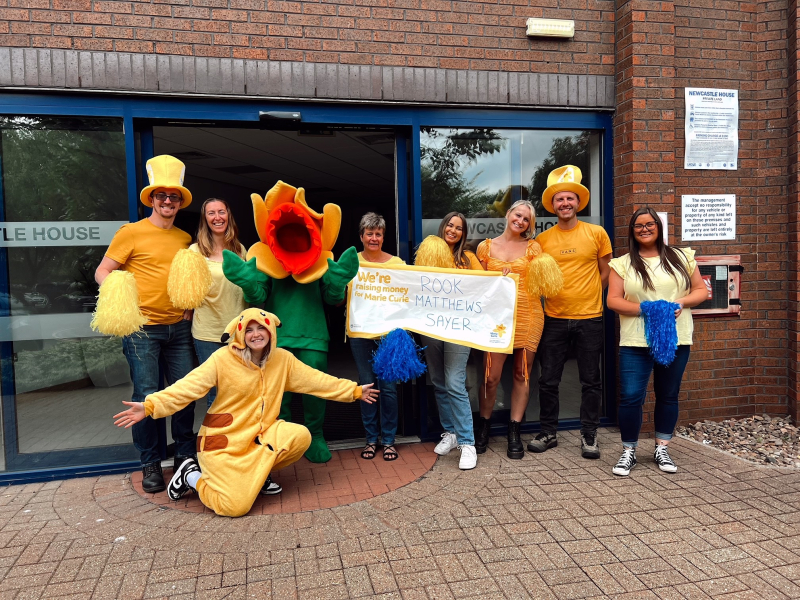 When Marie Curie UK asked if we would take part in their BIG DASH fundraiser, we obviously said yes.