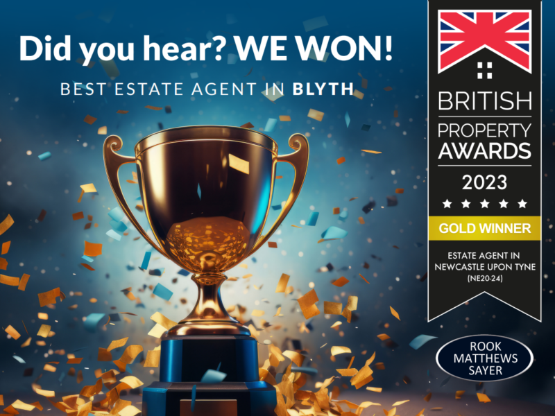 Rook Matthews Sayer Blyth have been awarded BEST estate agent in their area by the British Property Awards.